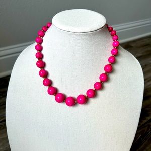Barbie hot pink necklace